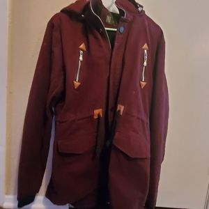Maroon Reindeer Coat